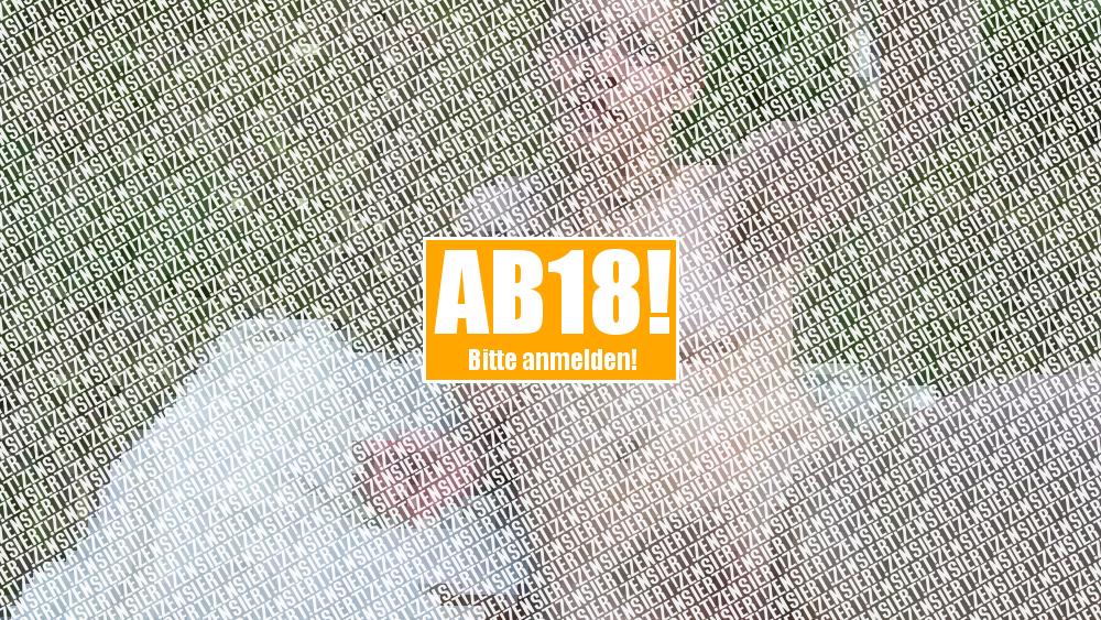 mit einem Stock