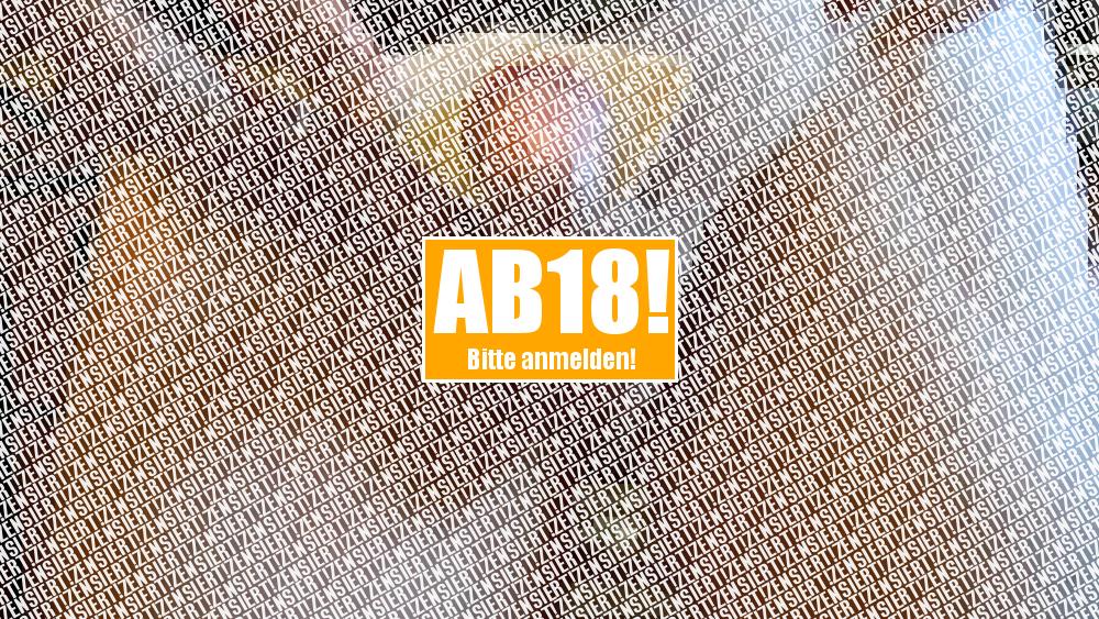 Erst den Hintern und dann den Schwanz bearbeitet.