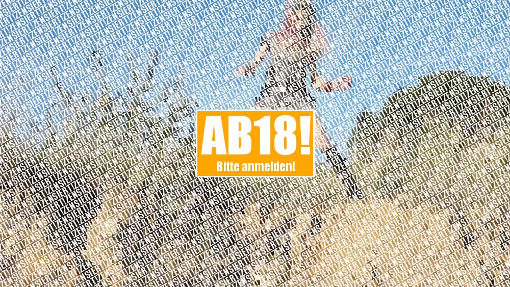 Pissen am Rande des Abgrundes