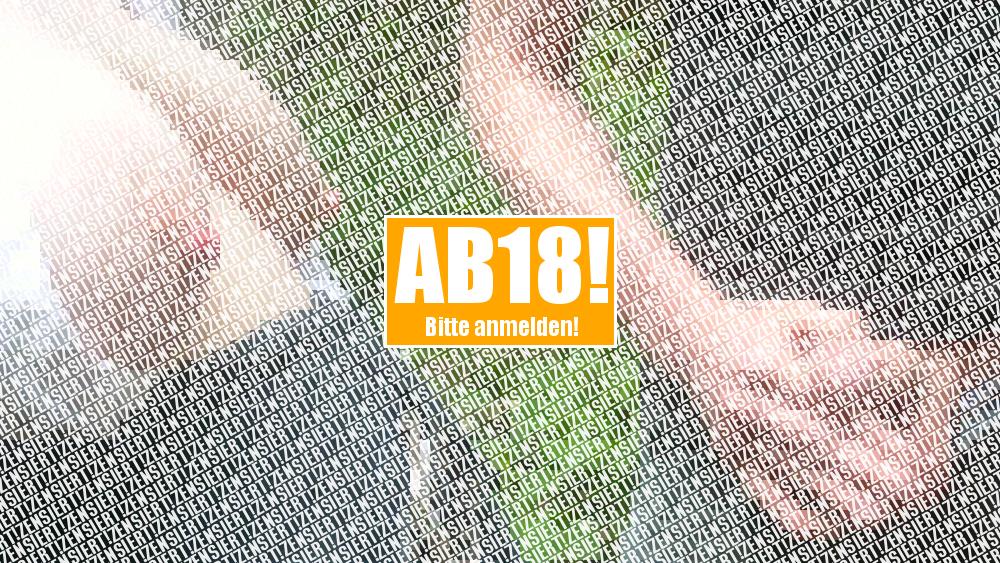 blonde Hure im Wald