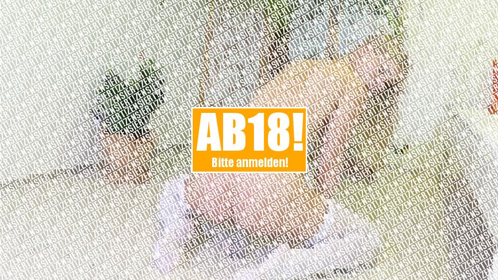 Nun sitz ich da auf einem Dildo