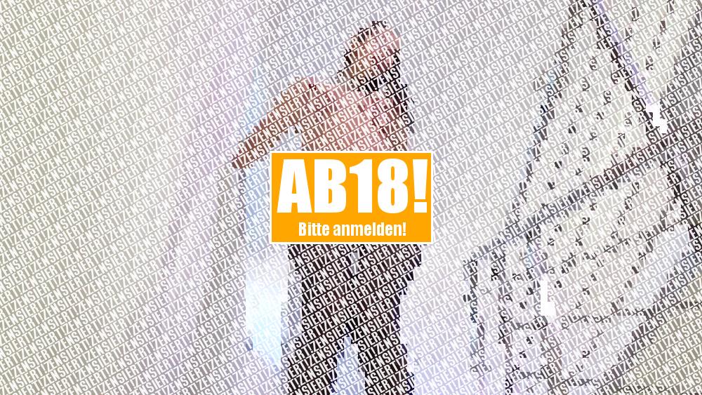 Lange Beine und Nackt nur mit Strümpfen