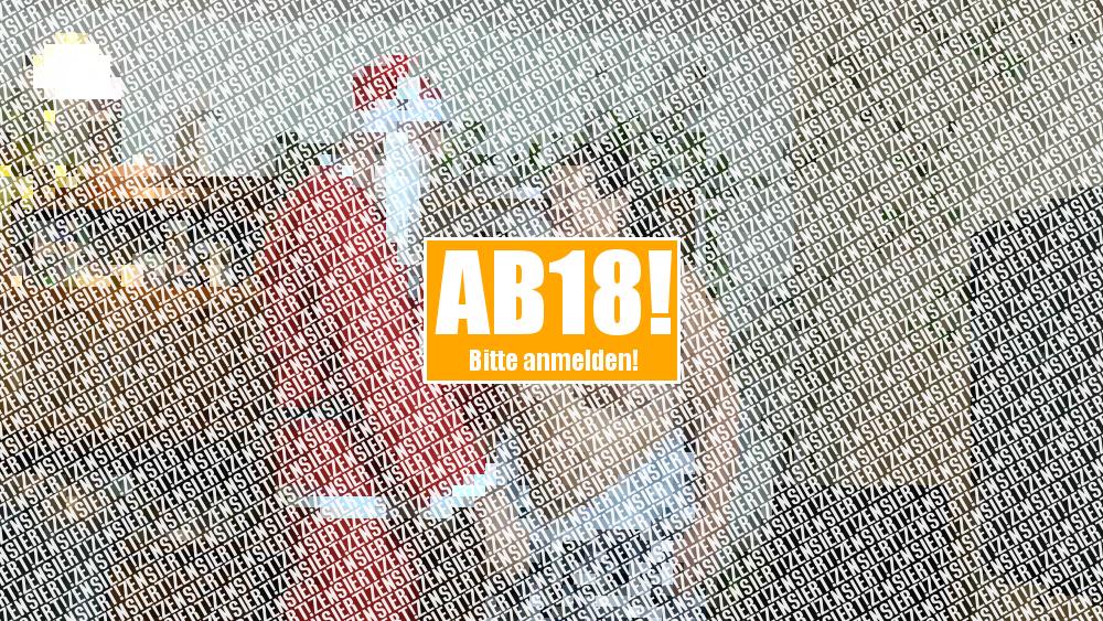 Rute vom Weihnachtsmann geblasen