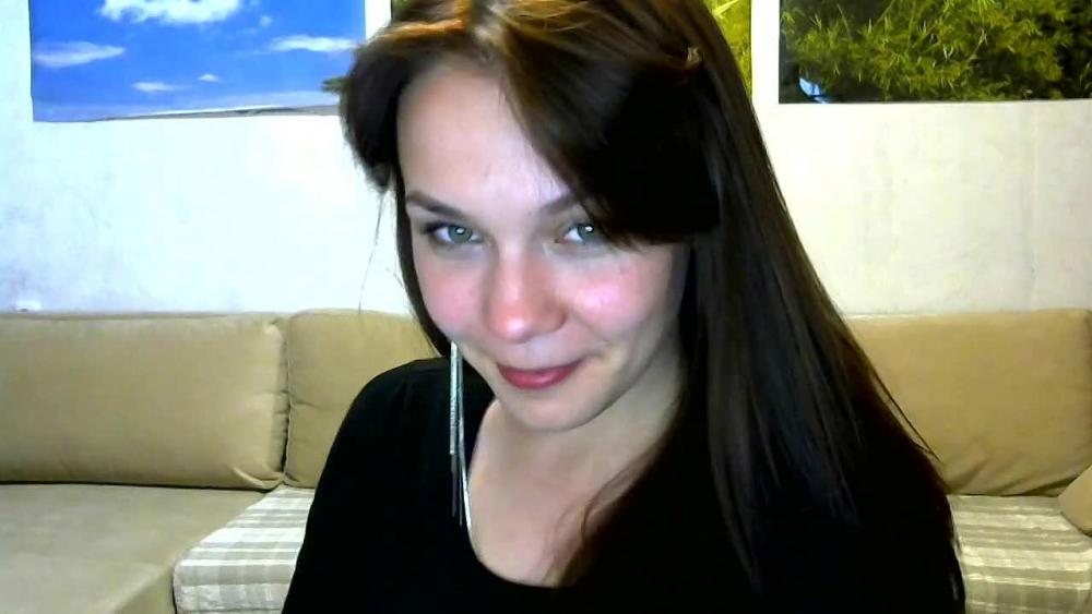 Schöne dunkle Haare