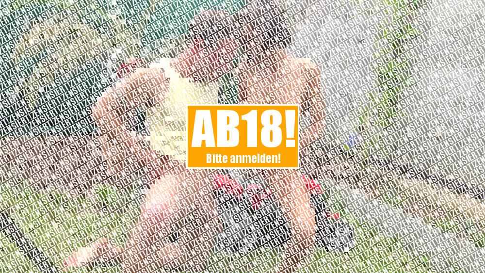 Das Arschloch mit Sperma abgefüllt