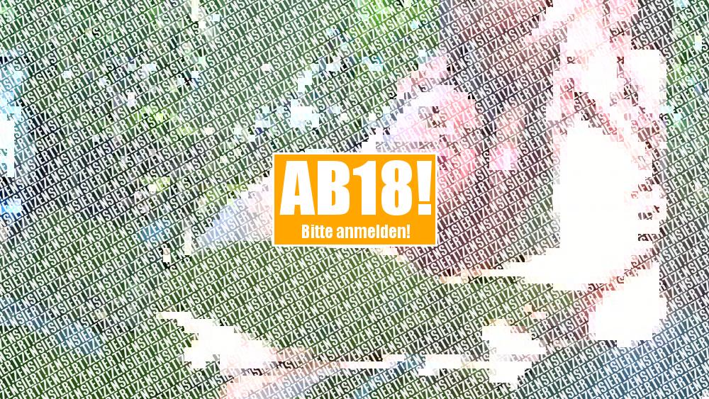 Blasen mit Gesichtsbesamung im Wald