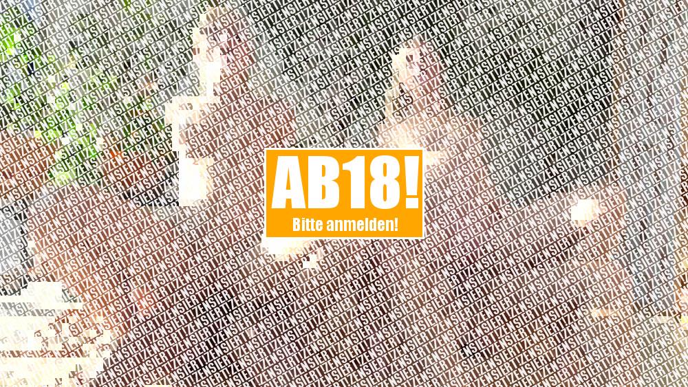 Blondienchens Fotze abgefüllt, bis es rausquillt
