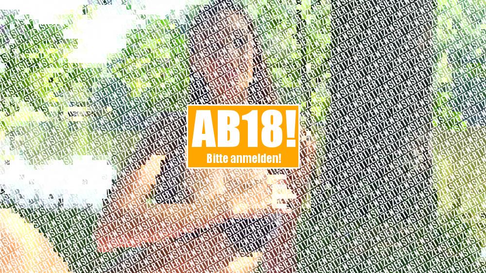 Schwarze Bikini, erst mal kurz weg damit