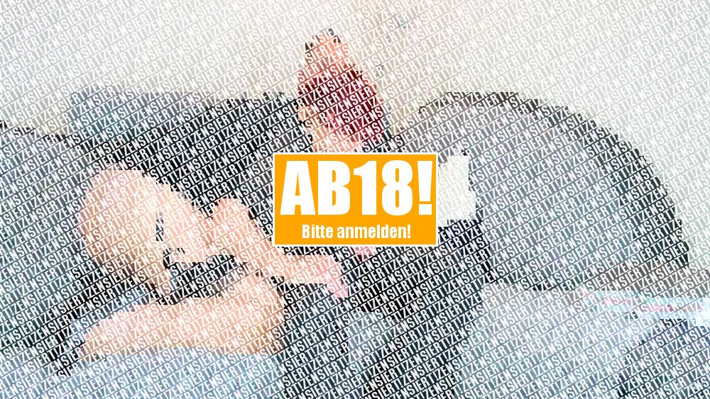 Anblasen und reiten im Anzug