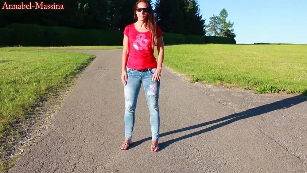 Mitten auf der Straße, ich habe es wirklich getan