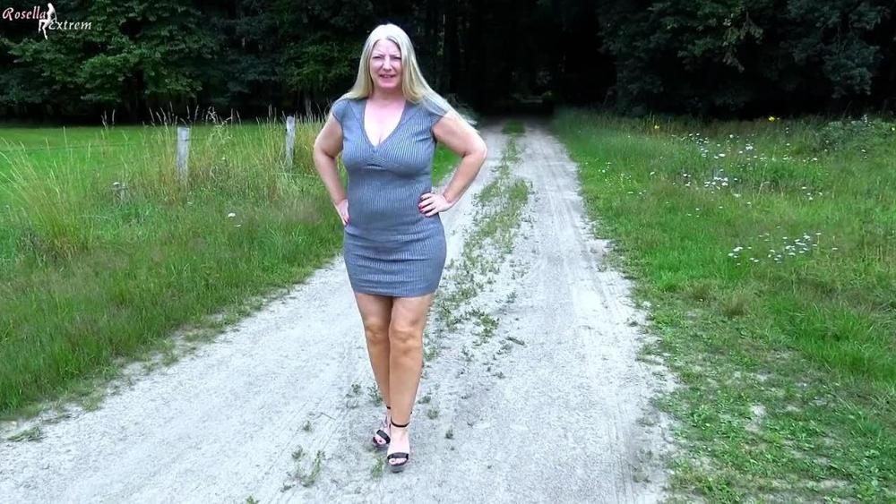 Outdoor, geil abgepisst, neben der Autobahn!
