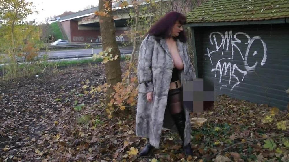 Strich-Drecksfotze braucht fleischige Bull-Schwänze!!