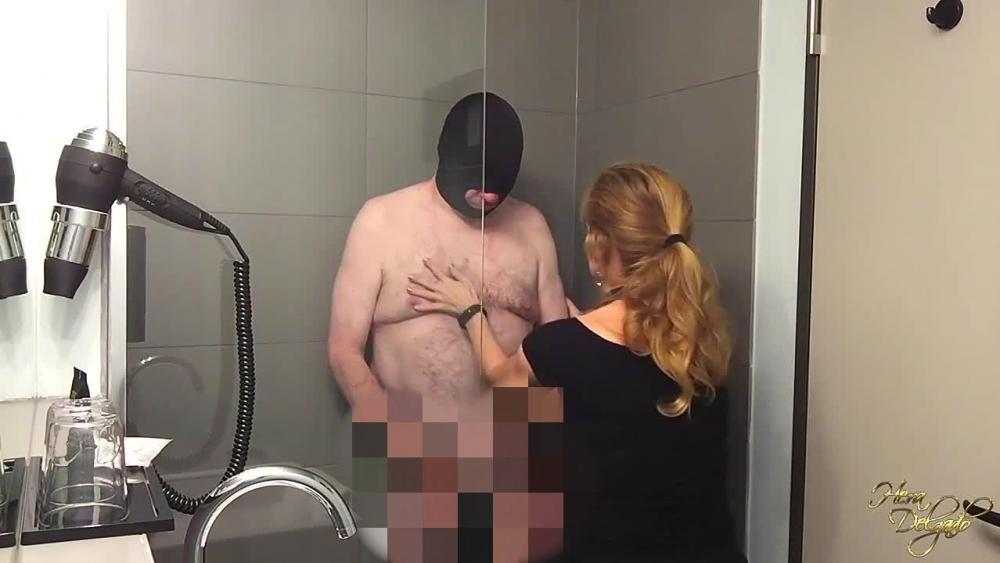 A slave in the shower