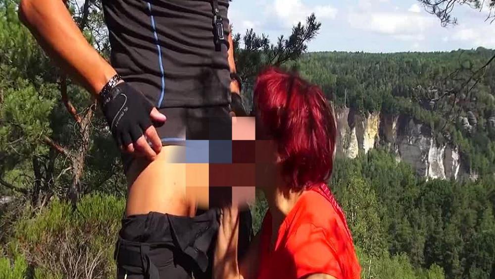 Blasen, ficken auf der Bastei