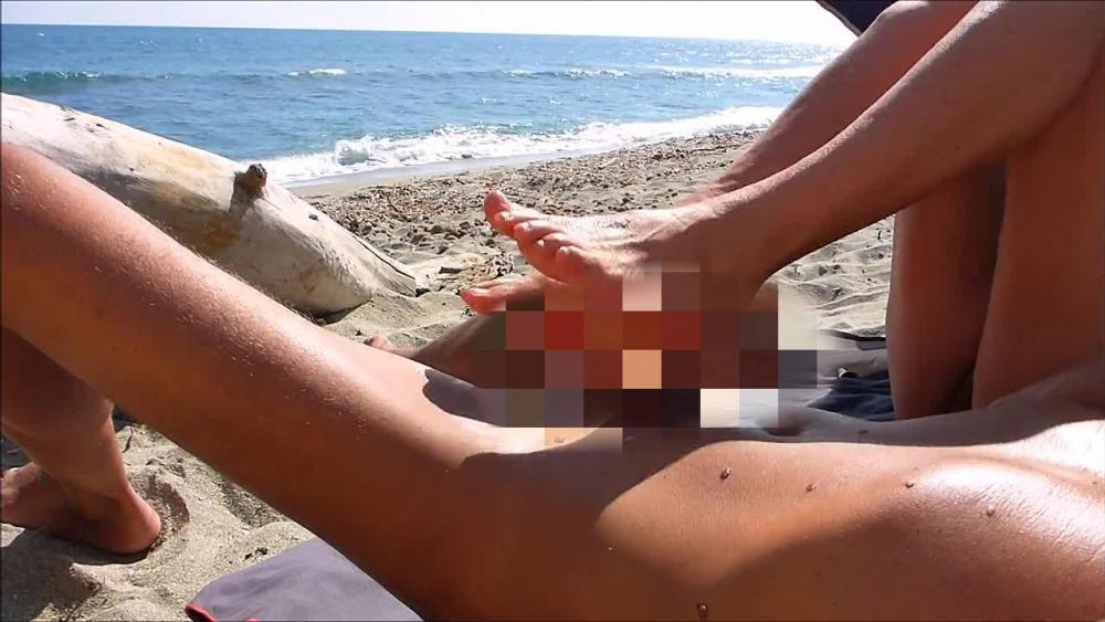 Geiler Blow- und Footjob inkl. Creampie