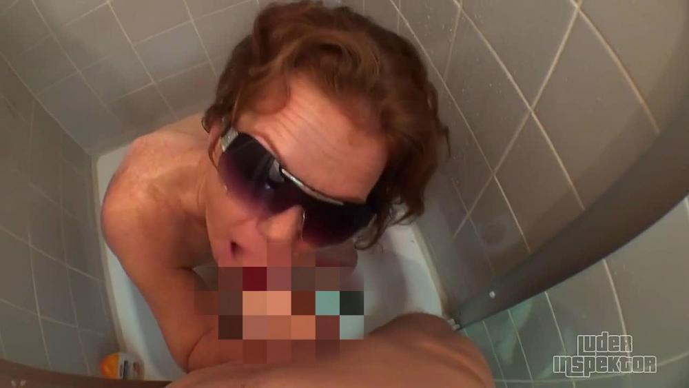 versauter oma in´s maul gepisst
