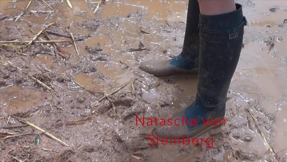 Matschige Gummistiefel