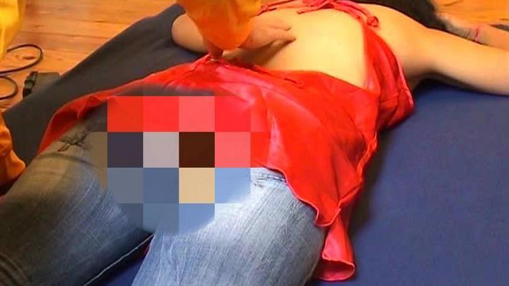 jeans ouvert volle Länge