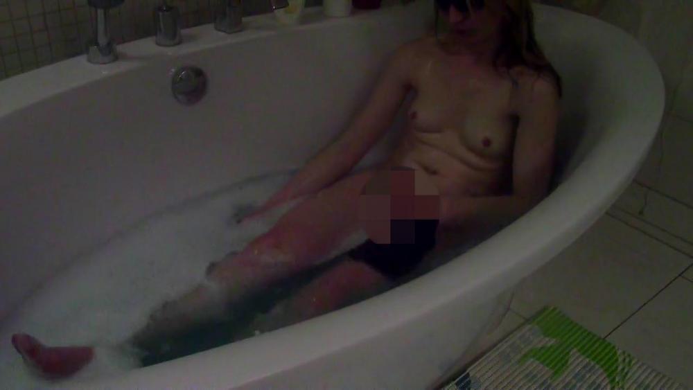 In der Badewanne für dich