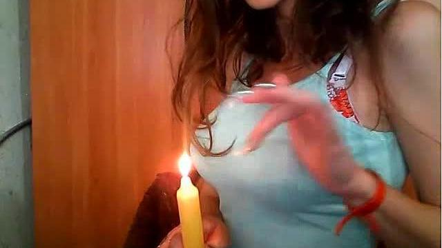 Ein Spiel mit einer Kerze
