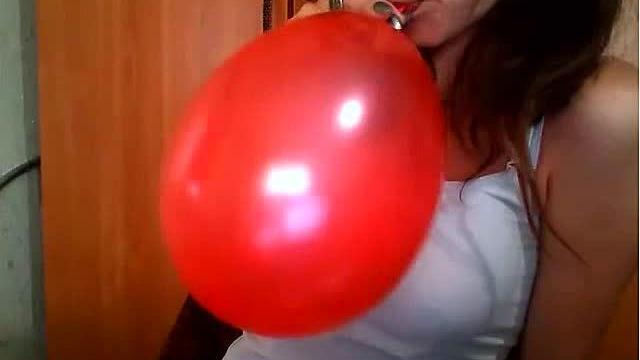 Ein roter Ballon