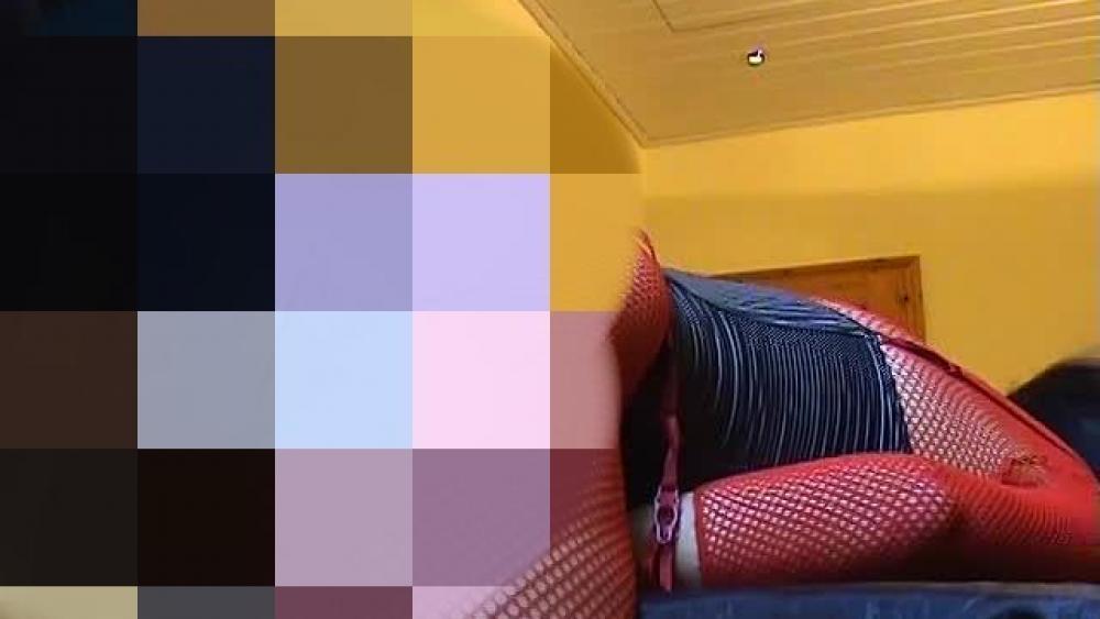 fishnet facial Volle Länge