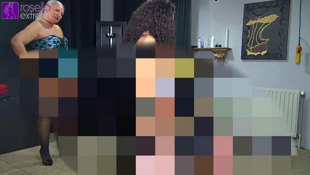 Extreme FemDom-Session mit Mara und Rosella! Teil1! Sklaven-Ritt