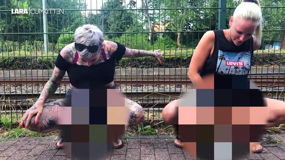 SPANNENDE PUBLIC PISS CHALLENGE | Bei wem sprudelt der Becher über?