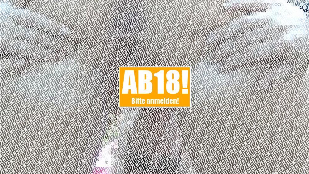 Mit Tampon von hinten abgepisst!