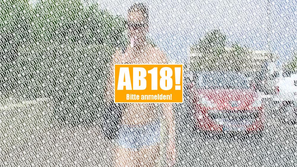 Tittenshow in der Stadt