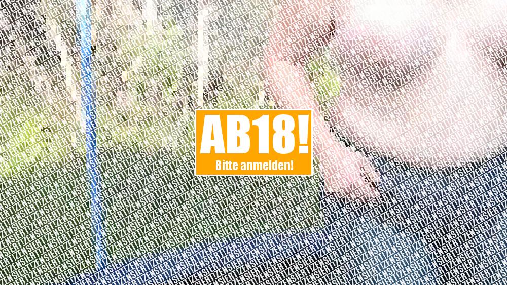 oben ohne aufm Trampolin