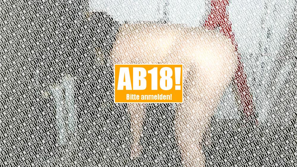 Strafspanking über dem Bock